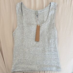 Skims ribbed Gray Tank Top